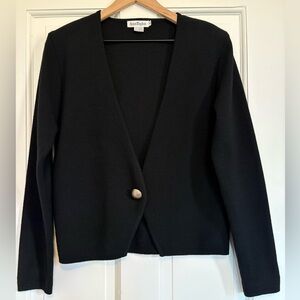 Ann Taylor 100% Merino Wool Small Cardigan Sweater Single Button Classic Career
